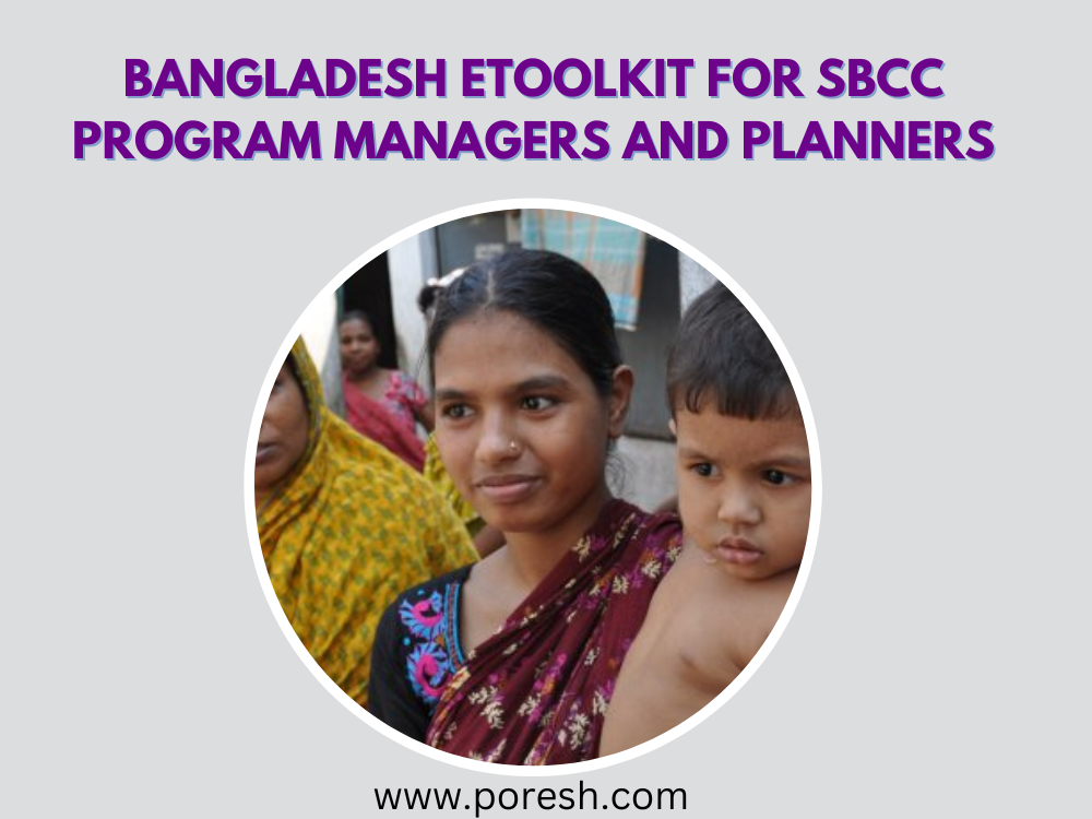 Bangladesh eToolkit for SBCC Program Managers and Planners